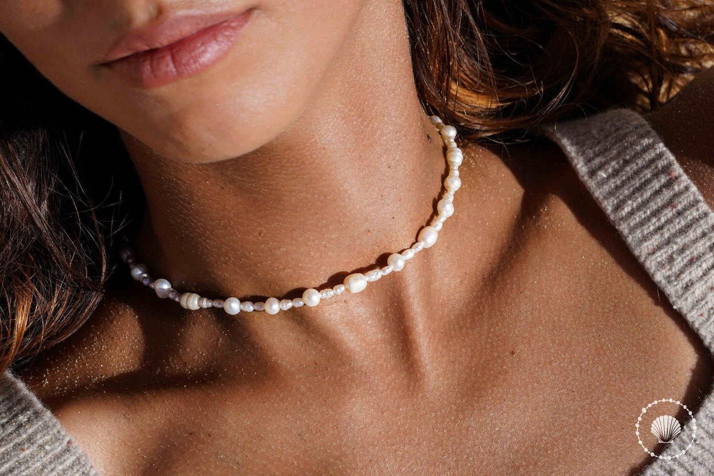 Le collier Diatoma Bijoux acier inoxydable tendance femme artisanaux fait main perle de culture collier mode éco-responsable perles d’eau douce boucle d'oreilles perle de nacre bracelet en pierres fines bague en pierres naturelles création upcycling recyclés écologique éthique bracelet durable bague minimaliste bohème chic authentique océan mer aventure bijoux surf été skate bellyness belynes bely ness ness bely bellynes beliness bellines belines