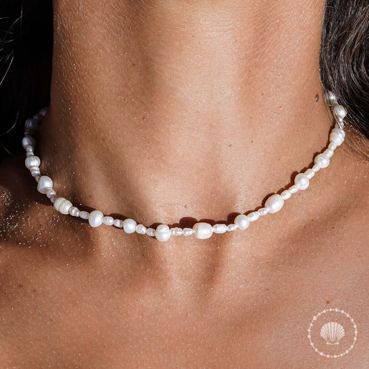 Le collier Diatoma Belyness Bijoux acier inoxydable tendance femme artisanaux fait main perle de culture collier mode éco-responsable perles d’eau douce boucle d'oreilles perle de nacre bracelet en pierres fines bague en pierres naturelles création upcycling recyclés écologique éthique bracelet durable bague minimaliste bohème chic authentique océan mer aventure surf skate